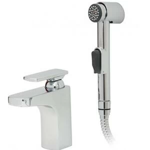 Смеситель для раковины с гигиеническим душем Bugnatese