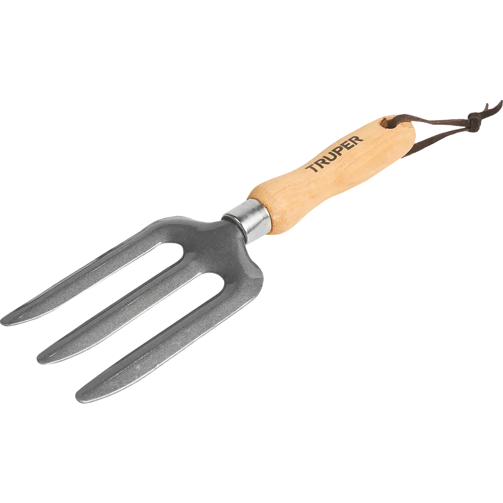 Посадочная вилка Truper с деревянным черенком для бережной пересадки растений 86170258 STLM-0962410