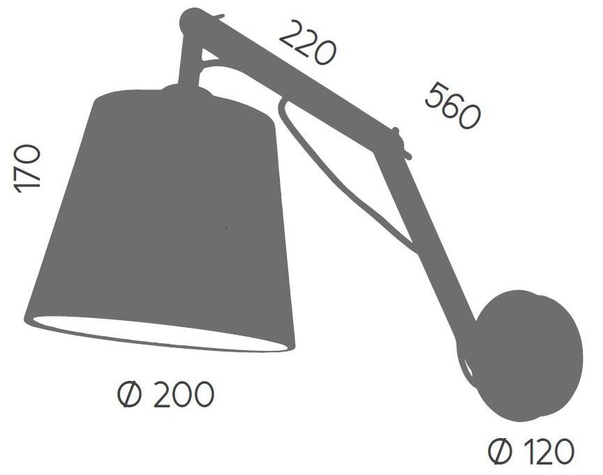 Aromas del Campo Настенный светильник из дерева Teo A1034 - Вид №2