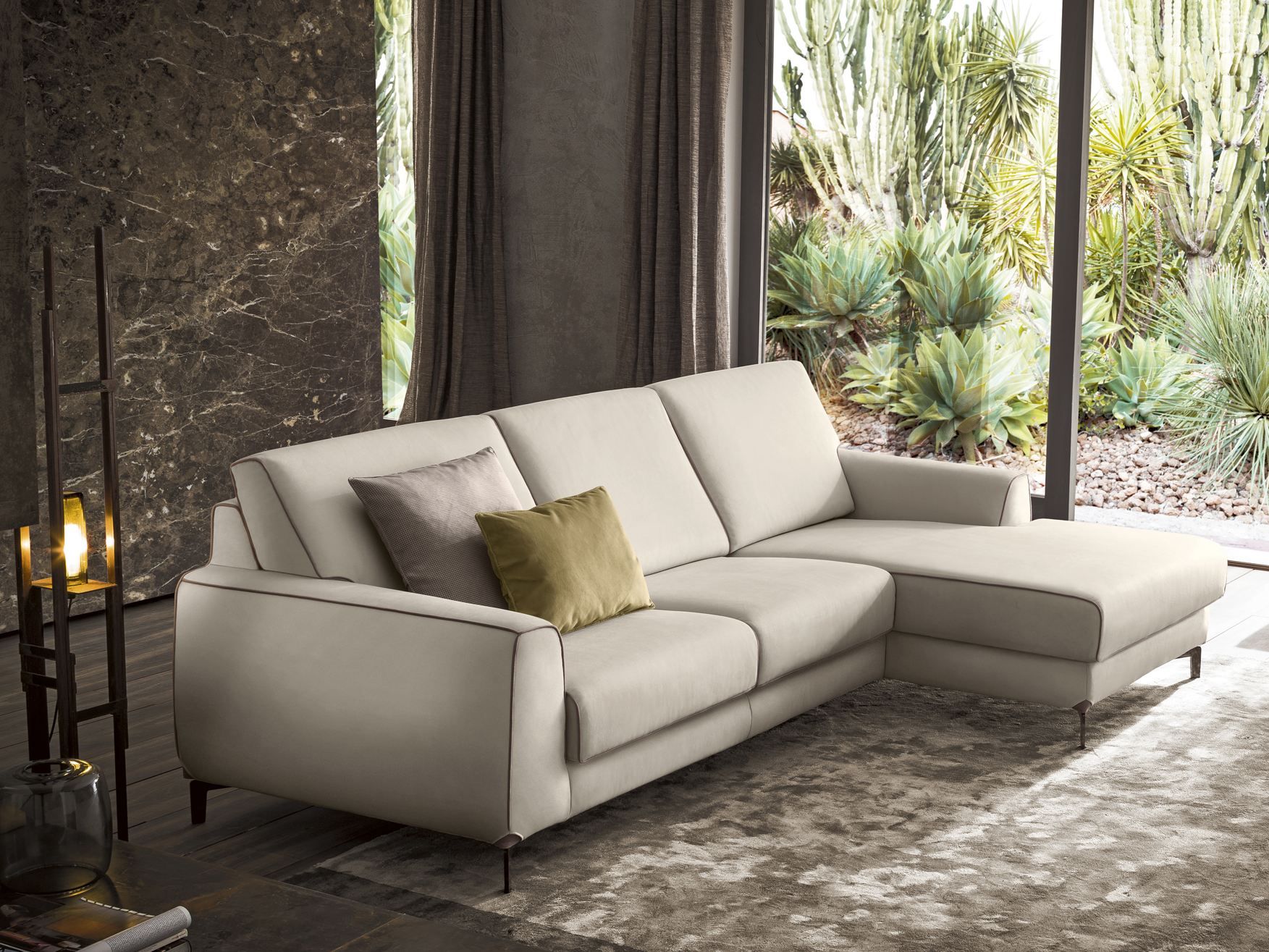 Тканевый диван с полуостровом Felis Softliving ARCH-00126491 - Вид №1