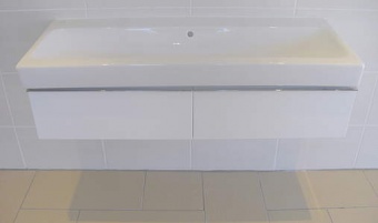 124093000 Подвесная раковина настенная прямоугольная Keramag  - Вид №1