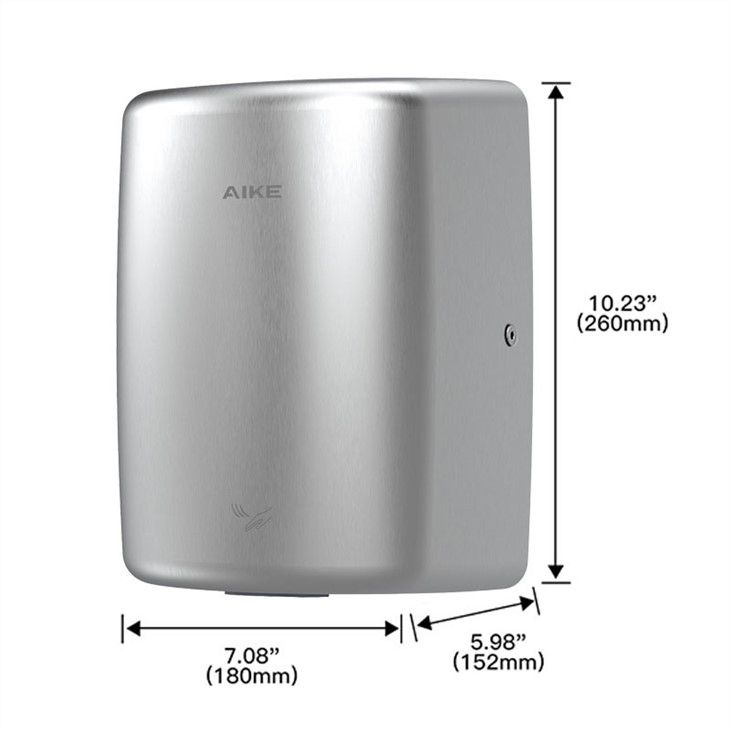 Сушилка для рук из нержавеющей стали AIKE AK2803E_504  - Вид №4