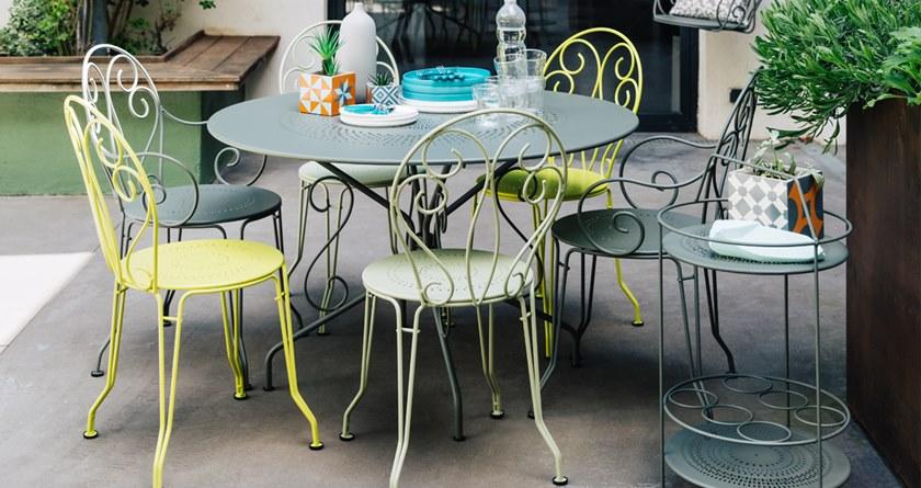 Fermob Круглый алюминиевый садовый столик Montmartre 1060 - Вид №3