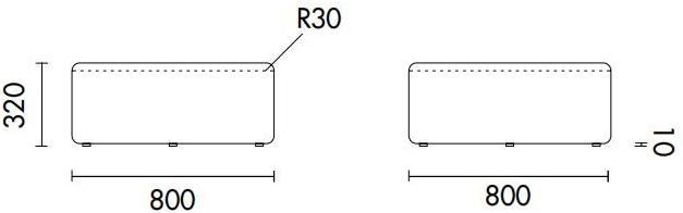 Grado Design Пуф из круглой ткани с обивкой Geometry pouf sun-id-1498813 - Вид №2