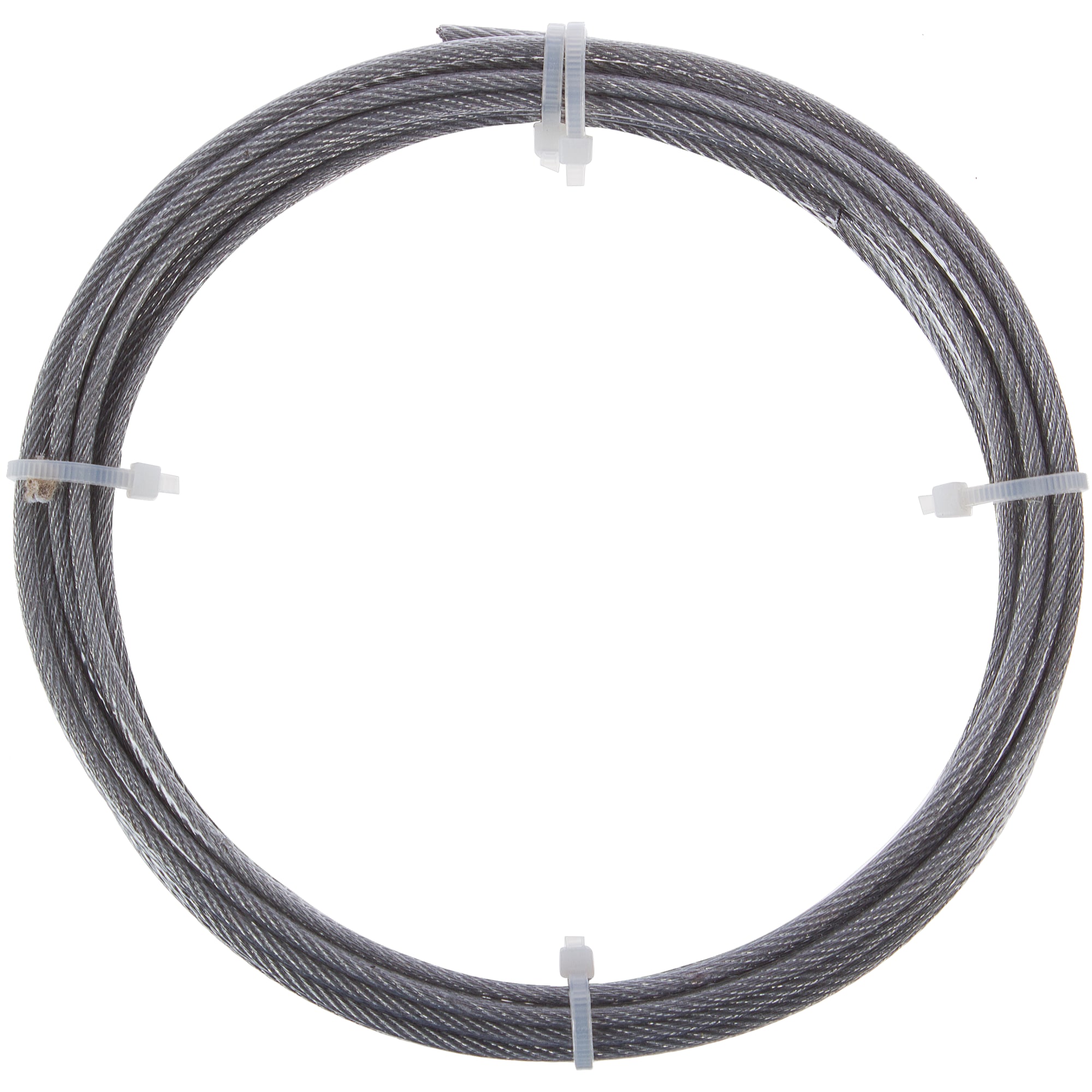 15956179 Трос стальной в оболочке PVC 2/3 мм 5 м, цвет цинк Santreyd  - Вид №2