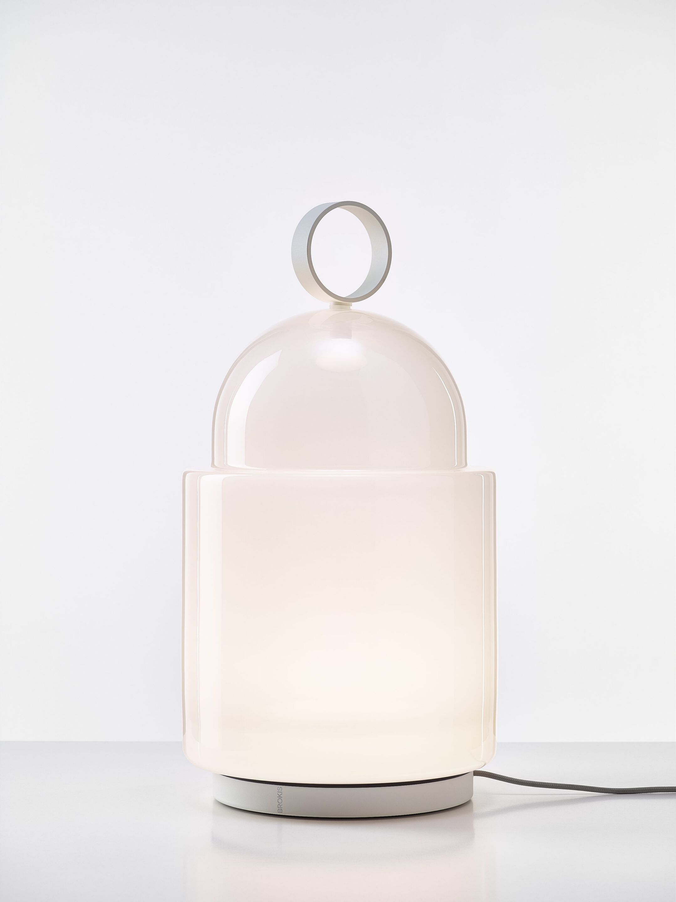 Напольная лампа из дутого стекла BROKIS купол ARCH-00011428 - Вид №17