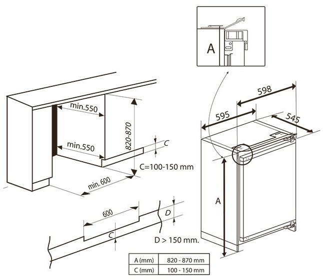 Grundig Встроенная морозильная камера  7248540511  - Вид №1