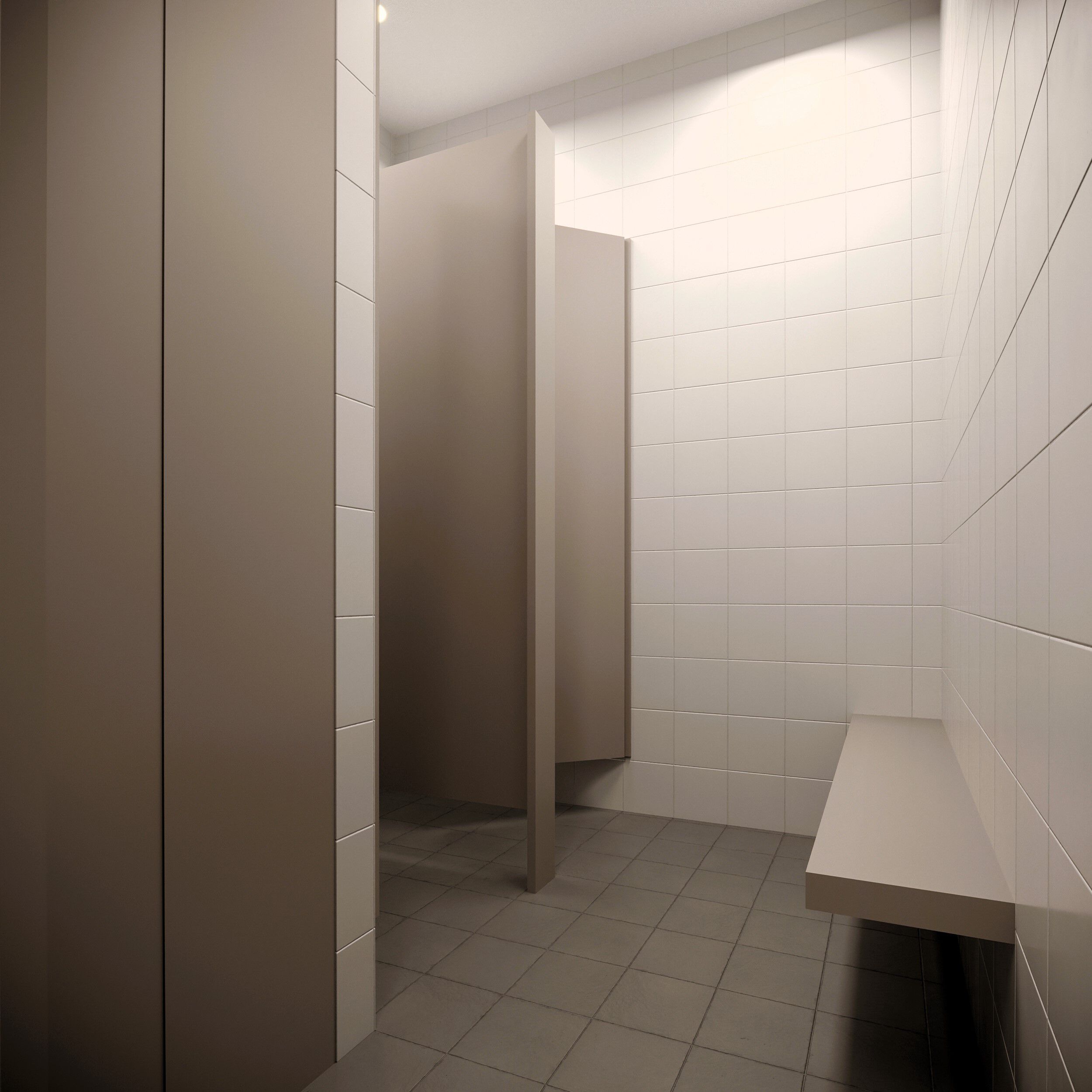 Подвижная гардеробная из армированного волокном бетона SIT SPORT ARCH-00053383 - Вид №1