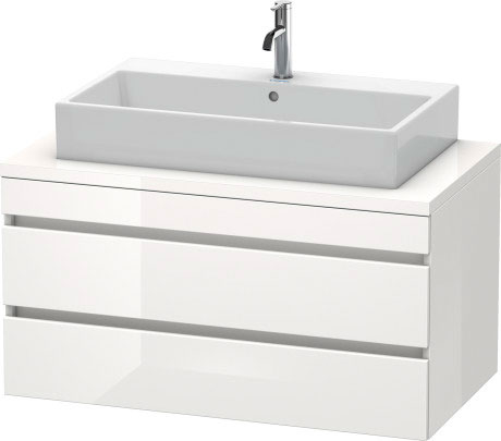 DS531904949 Тумбочка для консоли DuraStyle #DS5319 1000 x 548 мм Графит матовый, декор Duravit - Вид №2