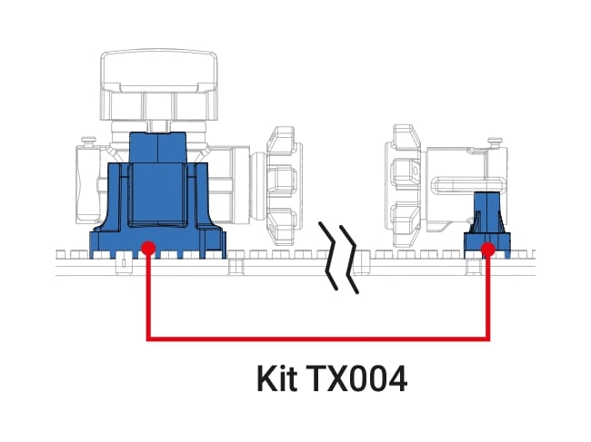 Комплект клапанов и фитингов для счетчика TECO K-BLOC ARCH-00153375 - Вид №3