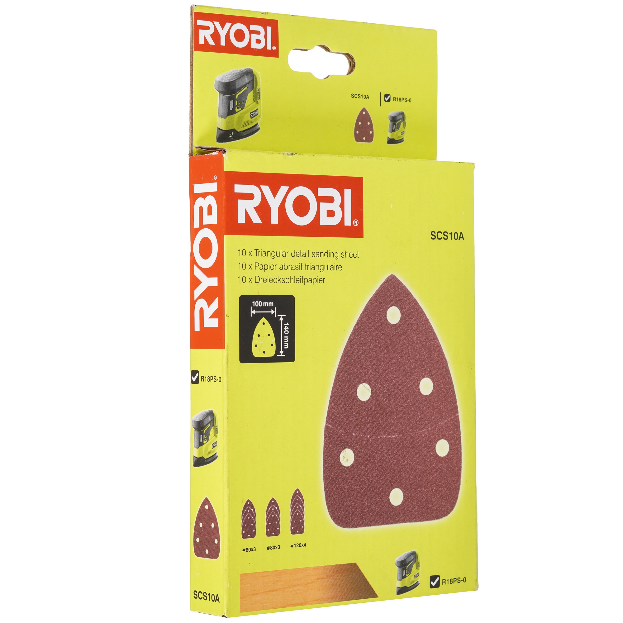 Шлифовальный лист Ryobi SCS10A 5604967 STDN-0141272 - Вид №3