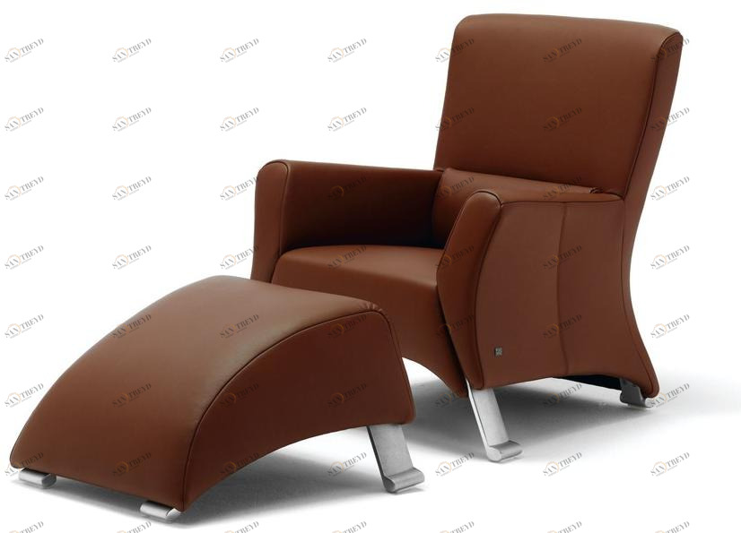 Rolf Benz Кожаное кресло с подлокотниками Rolf benz 322 sun-id-1421547