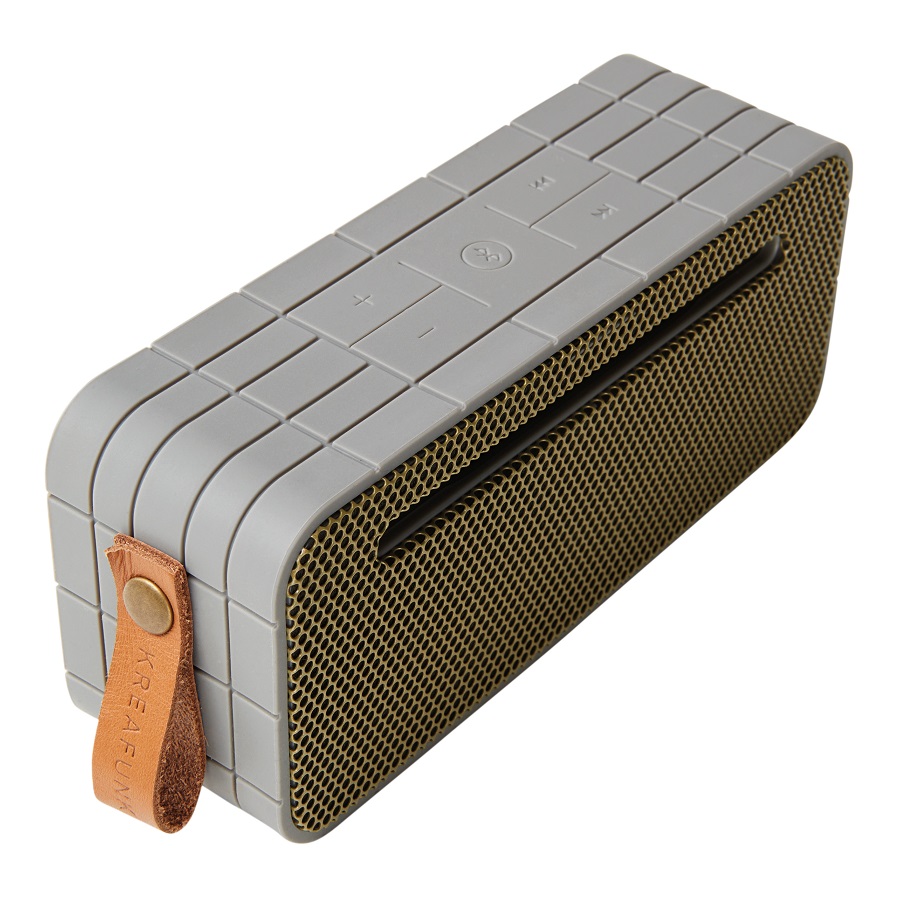 Колонка беспроводная с ремешком aMOVE серая KREAFUNK KFNG69 - Вид №9