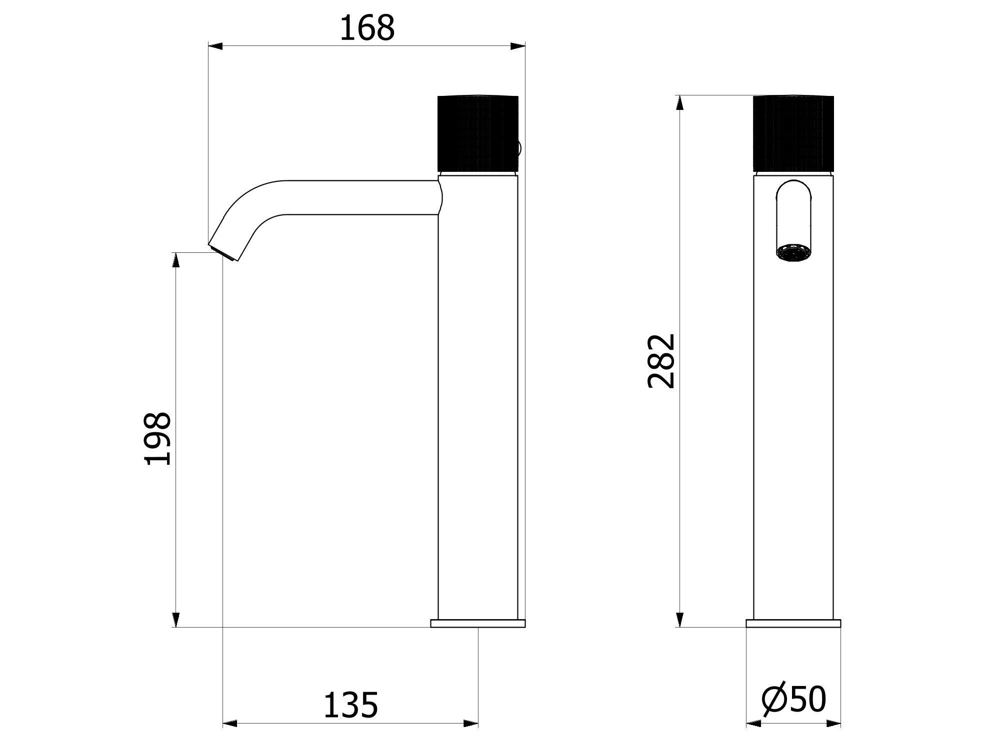 Смеситель для раковины с автоматическим сливом IB Gatsby ARCH-00107710 - Вид №12