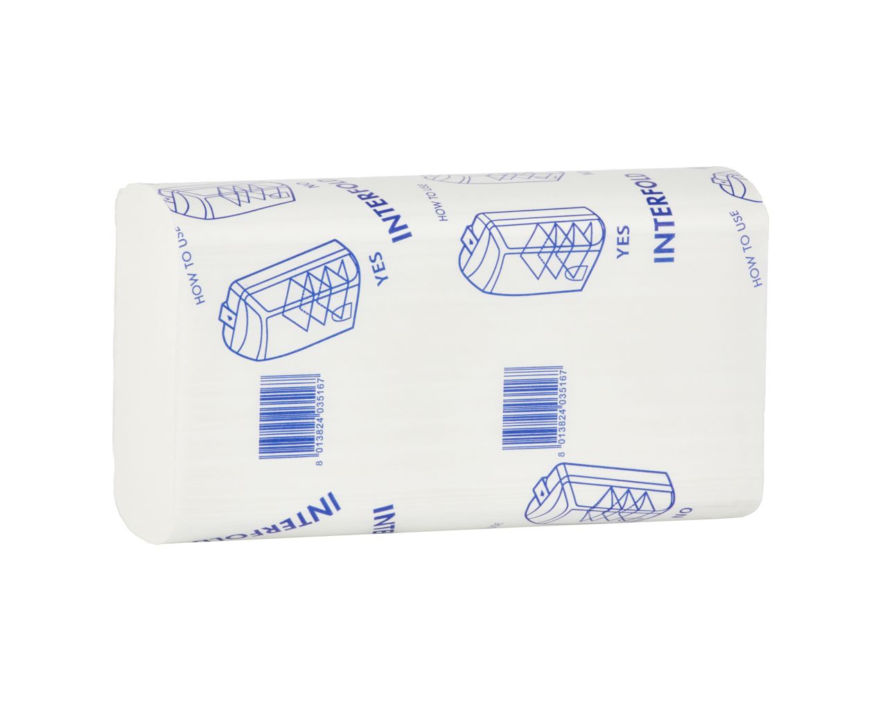 VTB205 Бумажные полотенца TOP SLIM, белые, двухслойные, 3000 шт. Merida  - Вид №1