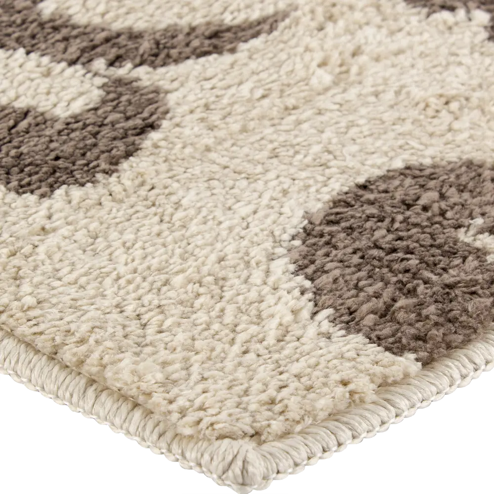 Коврик для туалета Mr Penguin Узоры, 40х50 см, микрофибра, цвет коричневый STLM-2048066 - Вид №1