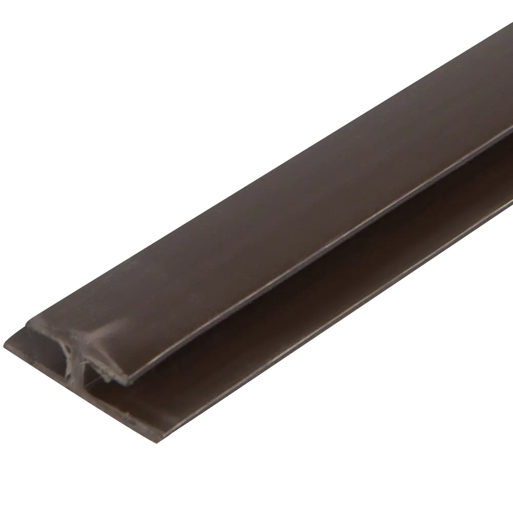 Профиль стыковочный 2000 мм 99ШК цвет коричневый ELIKOR STLM-2075314