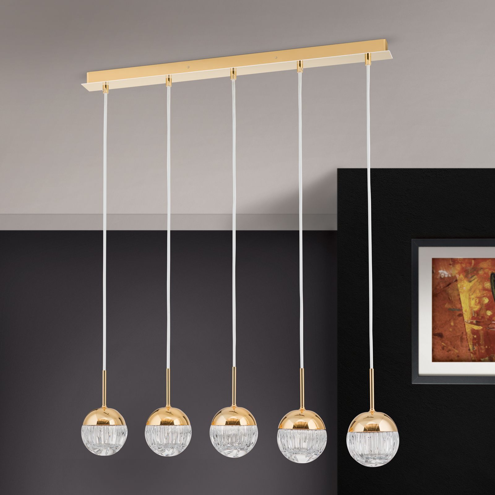 Латунь и Кристалл подвесной светильник Orion ARCH-00053056 - Вид №10