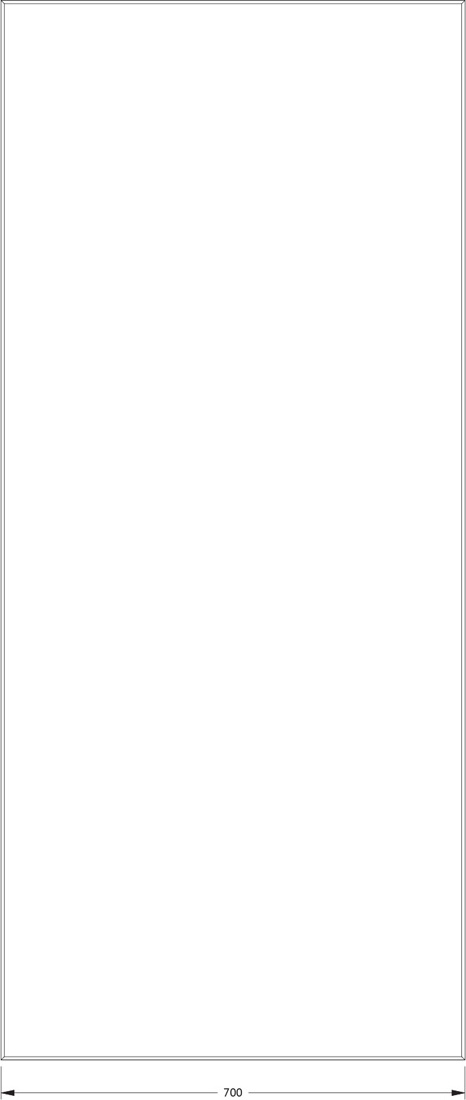 BY 0257 Зеркало с фацетом 5 mm EVOFORM Standard - Вид №1