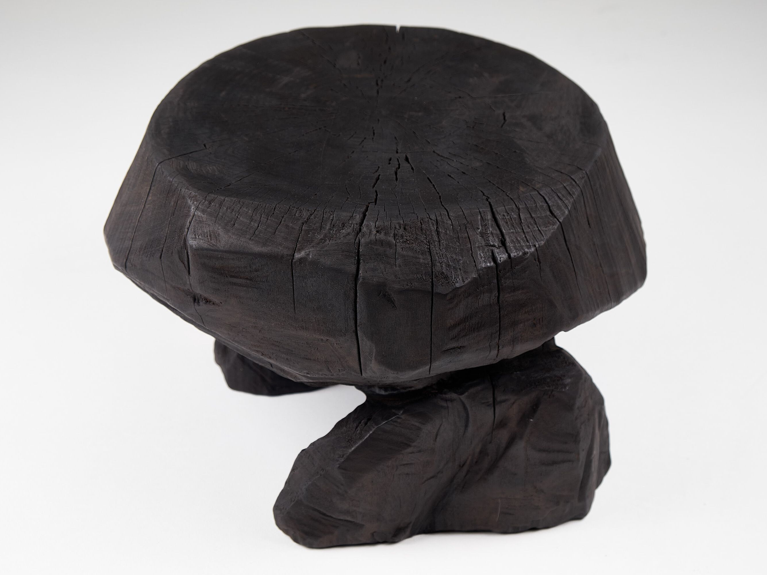 Круглый журнальный столик из дуба Logniture Jownik ARCH-00052720 - Вид №4