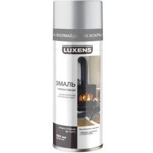 Эмаль термостойкая Luxens цвет серебро 520 мл 82519816 STLM-2097319
