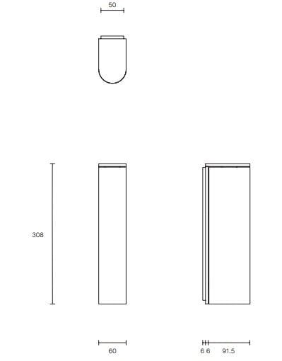 Настенный светильник из дутого стекла Articolo Studios Slim ARCH-00123039 - Вид №7