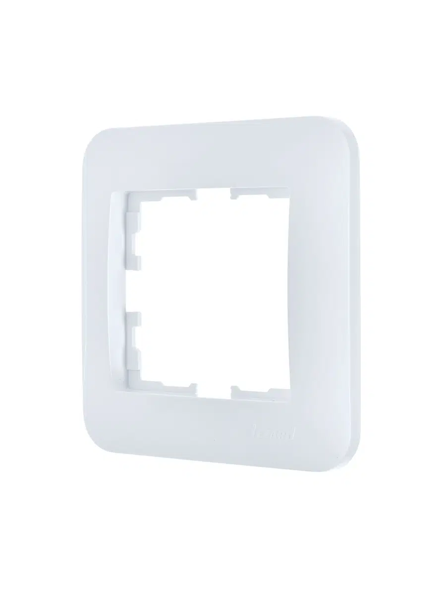 ASTI Рамка 1-ая горизонтальная б/вст белая LEZARD 7081-0200-146 - Вид №3