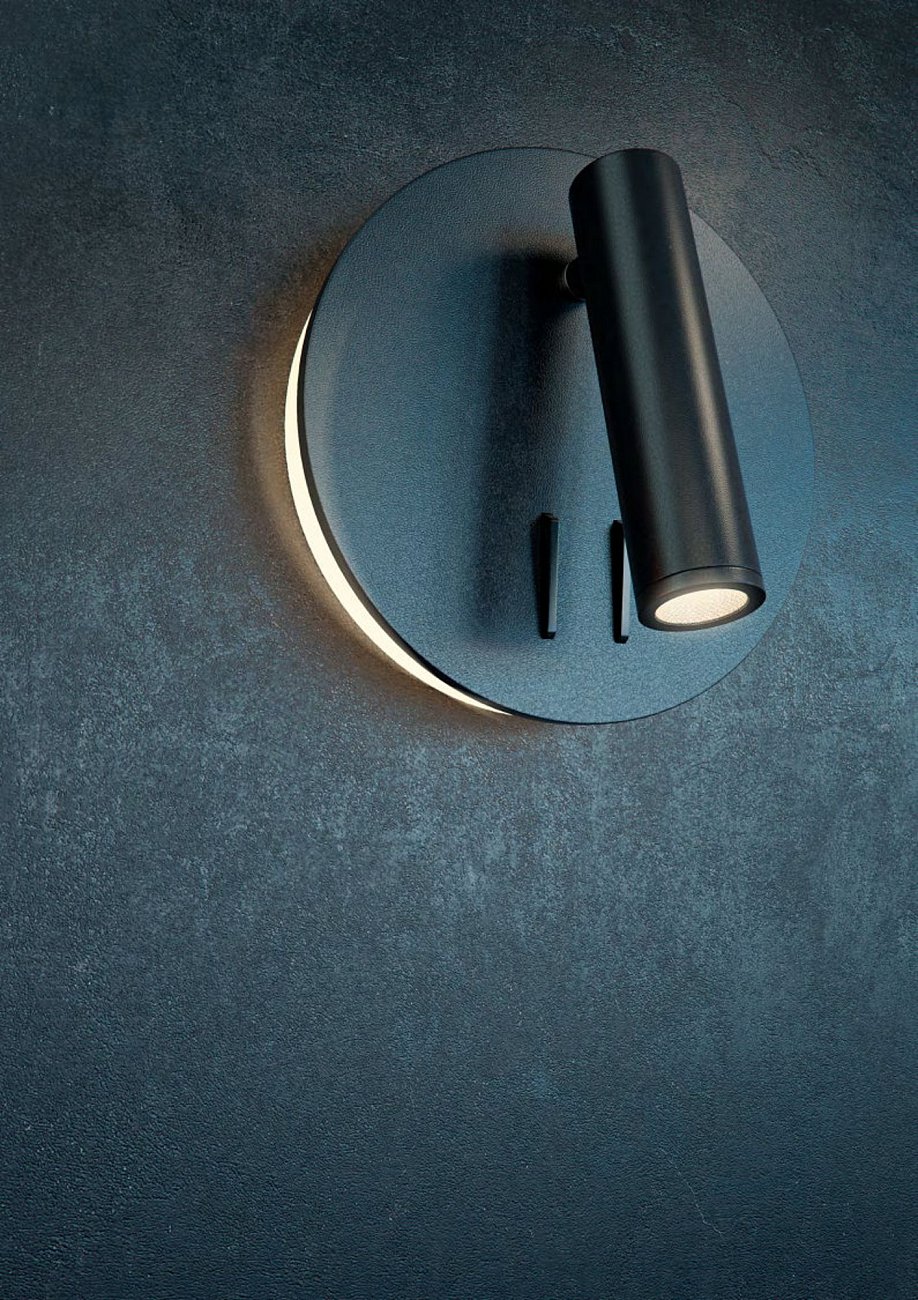 Бра настенное черное Ios 176 C176-WL-01-6W-B TECHNICAL CEILING & WALL 00-3957390 Черный  - Вид №6