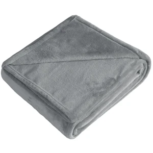 Плед Mataro 180x200 см велсофт цвет серый