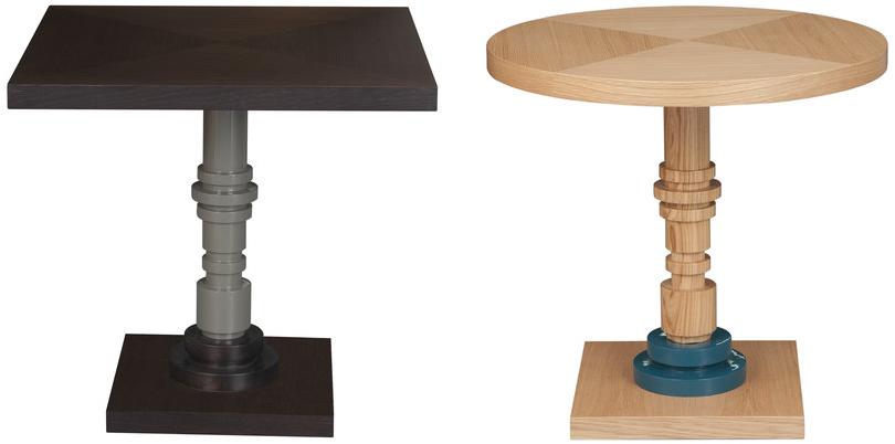 Hamilton Conte Paris Круглый журнальный столик из дуба Tula sun-id-1497060 - Вид №3