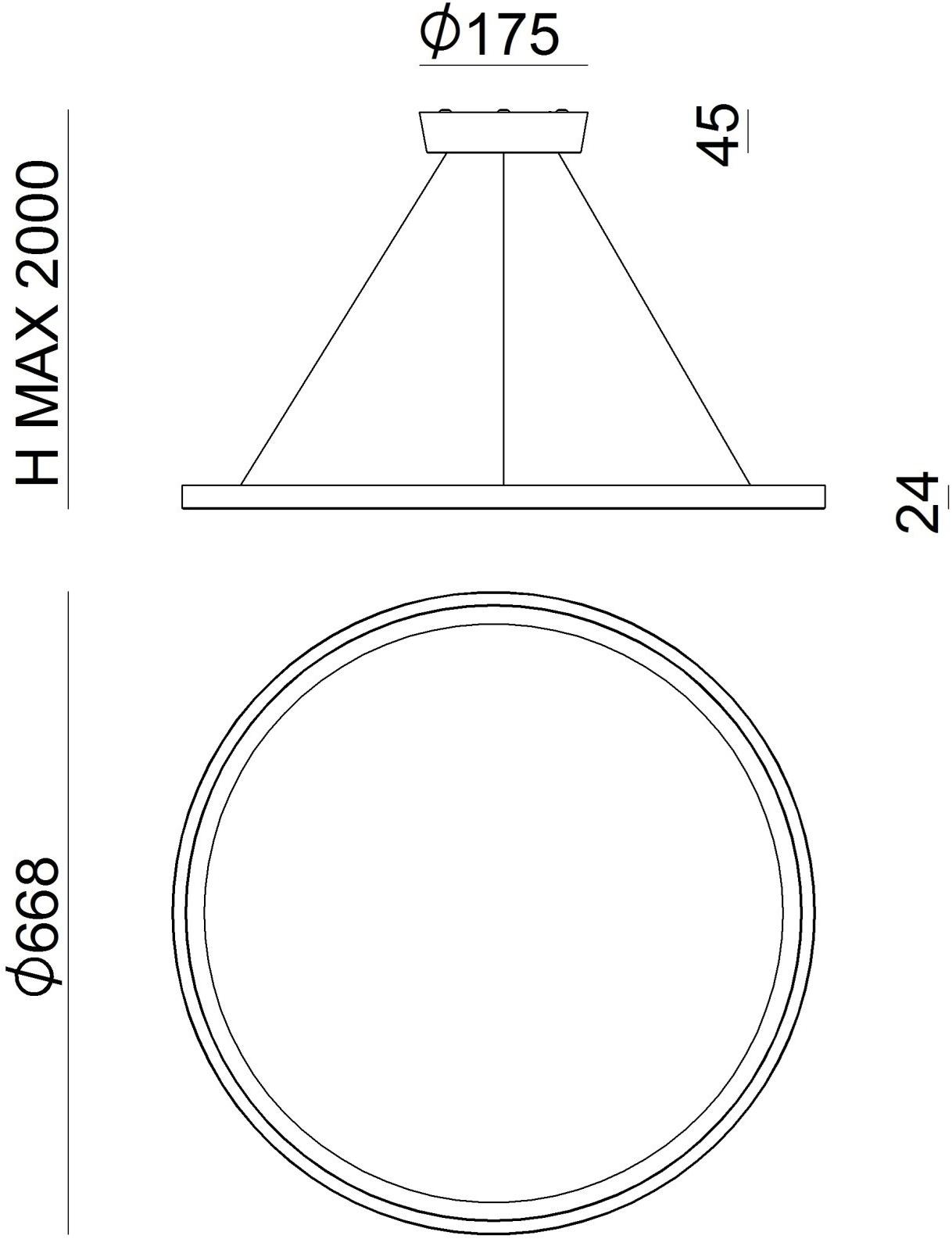 Linea Light Group Светодиодная подвесная лампа Hinomaru sun-id-1427082 - Вид №3