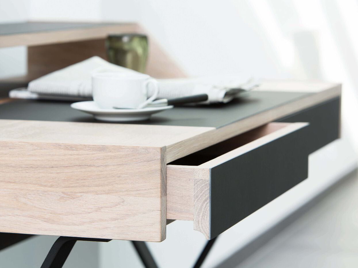 Деревянный письменный стол с ящиками LAMBERT Stanley ARCH-00148449 - Вид №2