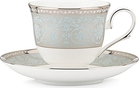 10582490 Lenox Чашка чайная с блюдцем Lenox "Вестмор" 180мл Фарфор костяной 