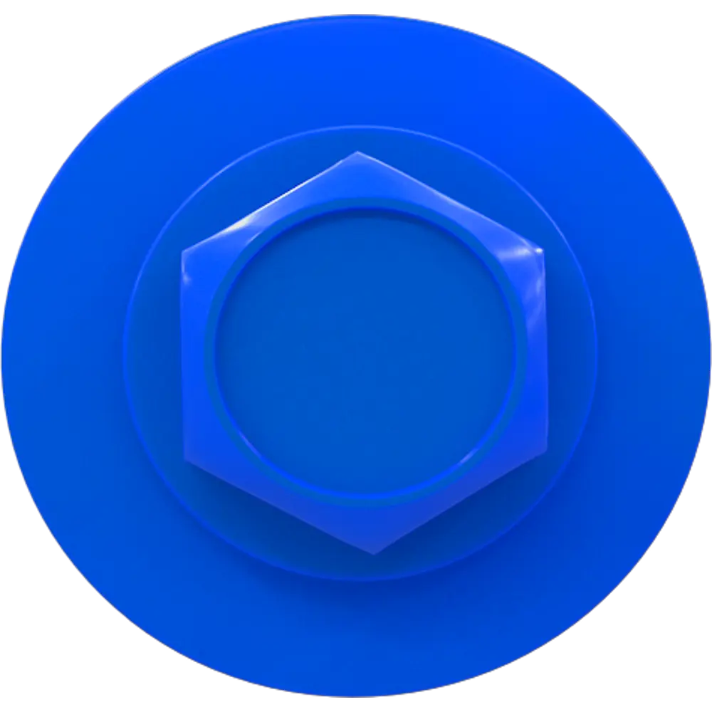 Кровельные саморезы STANDERS RAL5005 сверлоконечные синие 5.5x25, 100 шт STLM-2171172 - Вид №1