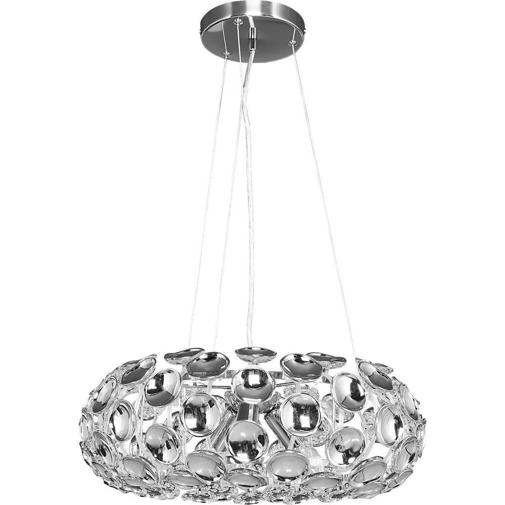 Люстра подвесная Mosca L1096-3PL, 3 лампы, 12 м², цвет хром LAMPLANDIA STLM-2127156