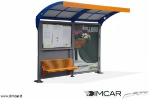 DIMCAR Укрытие с освещением для автобусной остановки Elite