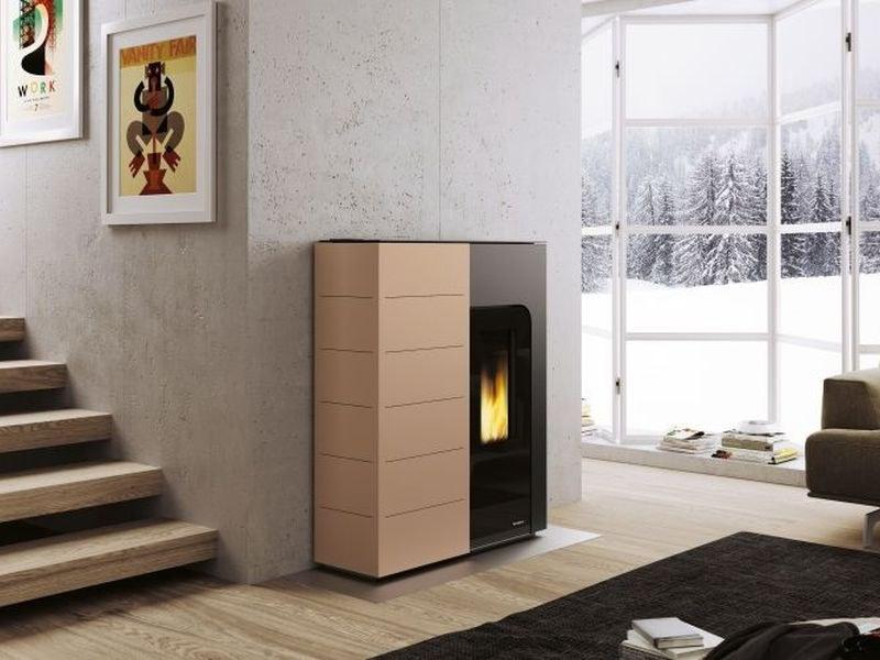 PALAZZETTI Пеллетная печь из стали и стекла класса а + Ginger sun-id-1387996 - Вид №1