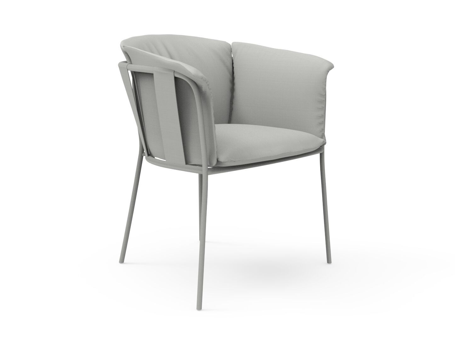 Тканевый мягкий садовый стул с подлокотниками Rever Liberty Wrap ARCH-00021962