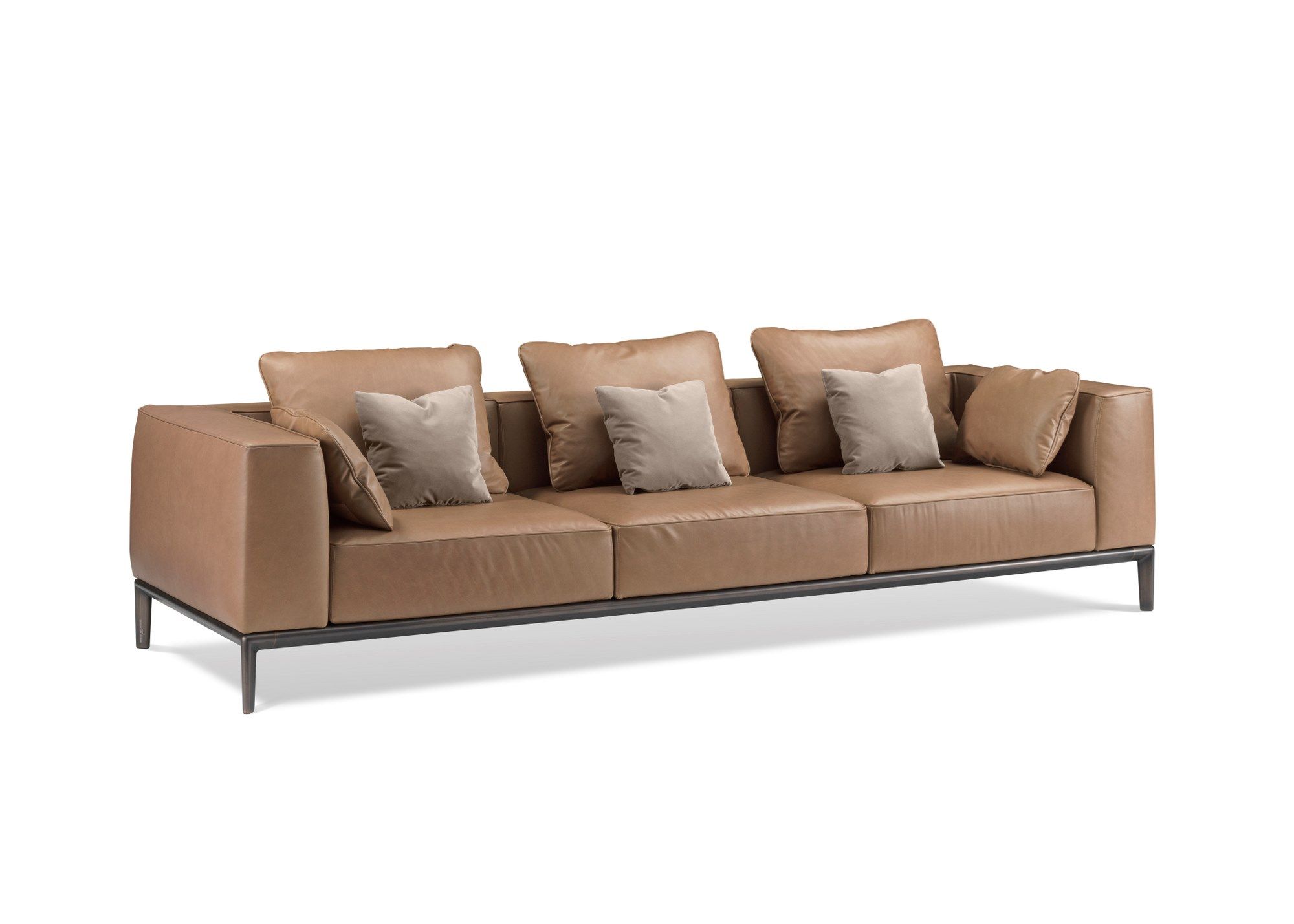 4-местный кожаный диван GHIDINI1961 Milo ARCH-00099074 - Вид №1