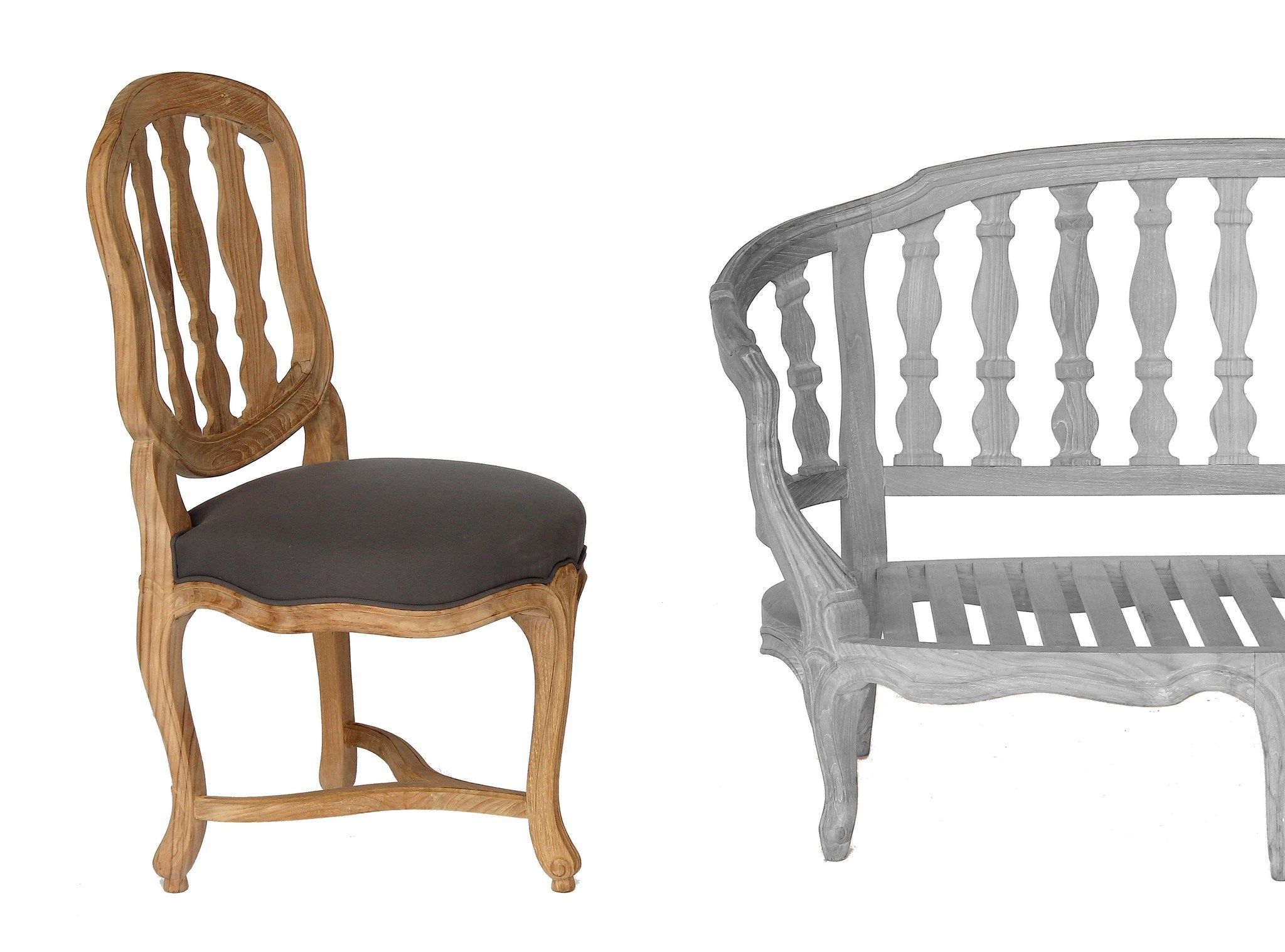 ТИК мягкий садовый стул ASTELLO Bleuet ARCH-00104164 - Вид №3