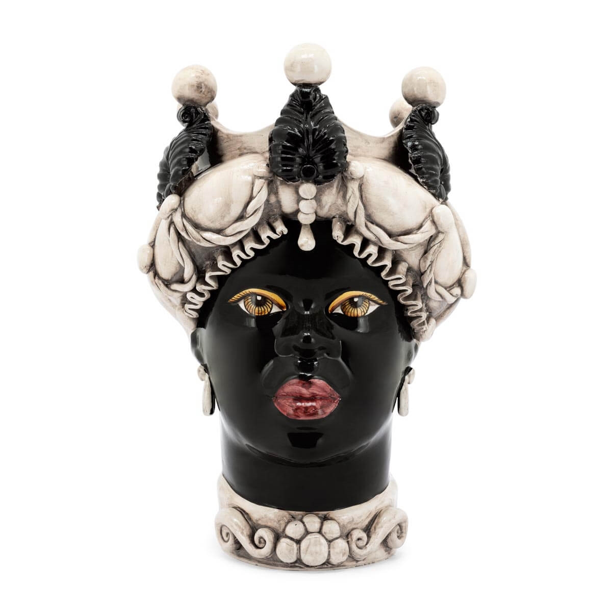 200945-18 ABHIKA ВАЗА MORO LADY BAROQUE WHITE/GOLD  - Вид №2