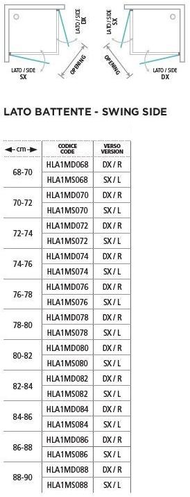 Gruppo Geromin Хрустальная душевая кабина с распашными дверцами Flow sun-id-1403558 - Вид №1