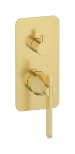 Встроенный смеситель для душа с двухходовым дивертером WE ARE IB ol220ss Brushed Pale Gold Soho