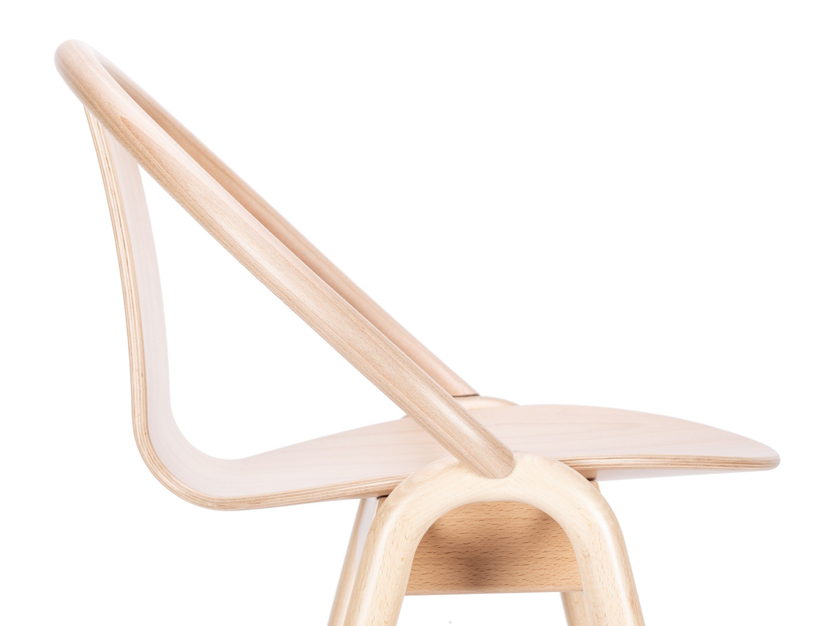 Высокий деревянный стул со спинкой TON AGAIN ARCH-00060401 - Вид №14