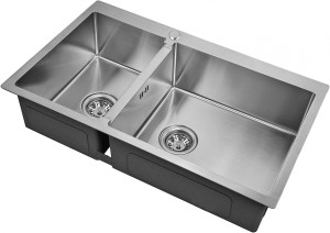 Мойка кухонная ZorG Inox R 78-2-51-R из нержавеющей стали, сталь