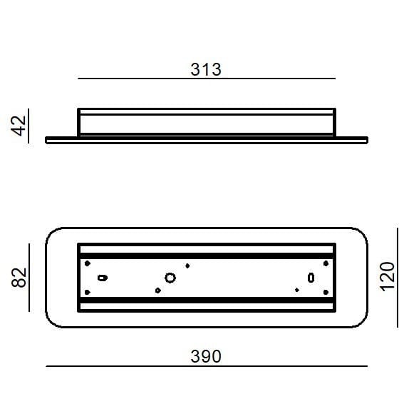 Металлический светодиодный настенный светильник Linea Light Group Gemini ARCH-00096102 - Вид №5