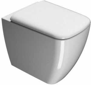 901411 Приставной унитаз напольный Белый GSI ceramica Sand Италия