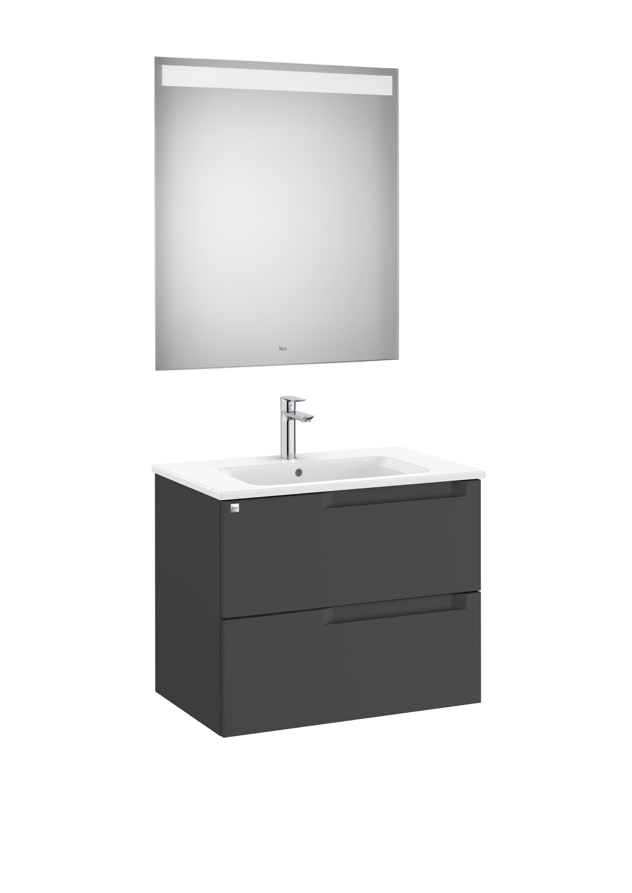 Деревянный подвесной умывальник с зеркалом Roca UNIK A85182 / A85183 / A85184 ARCH-00019858 - Вид №17