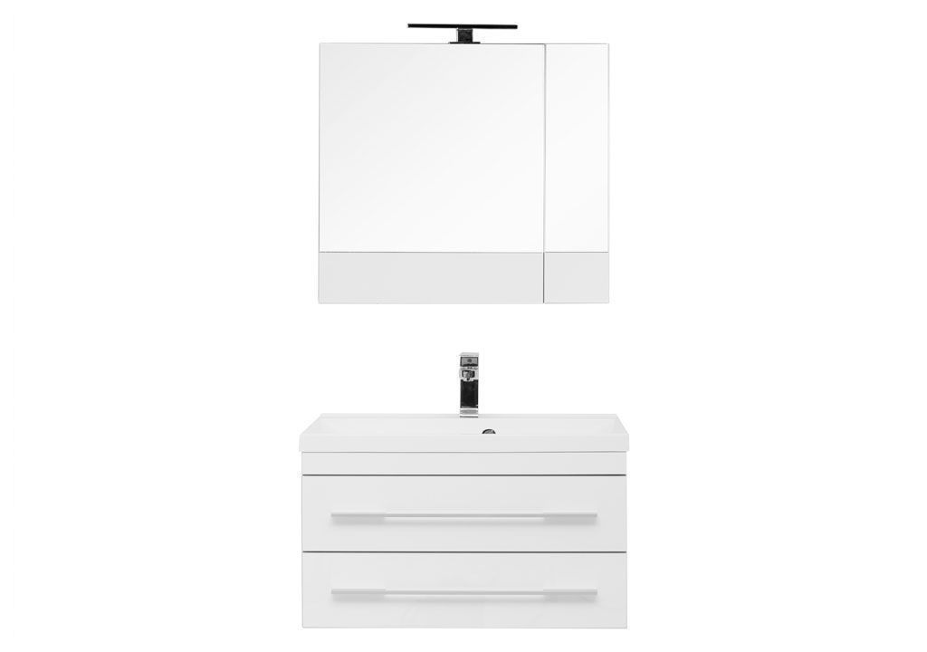 Мебель для ванной Aquanet Верона NEW 75 белый (подвесной 2 ящика) 00231017 - Вид №2