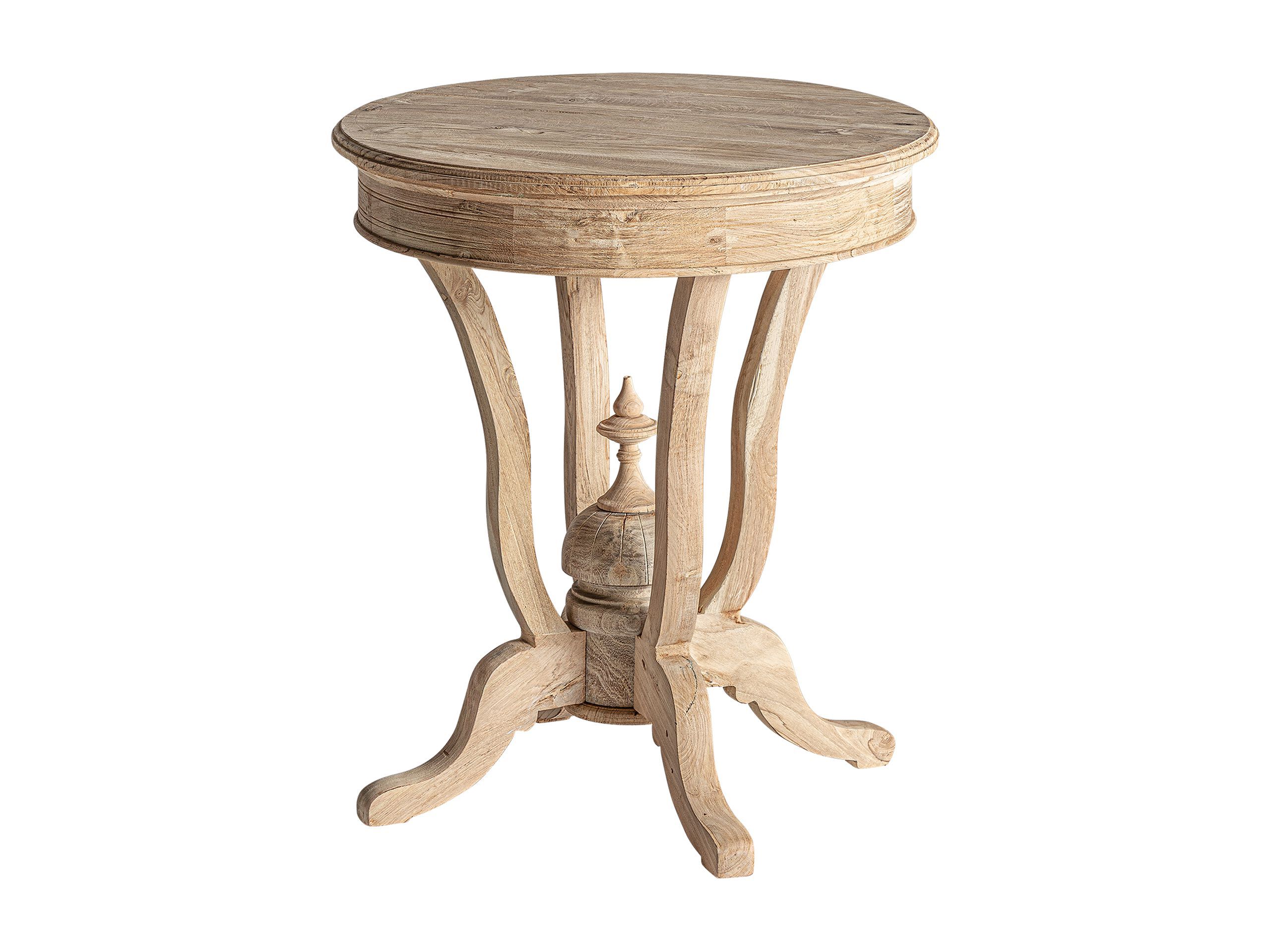 Круглый журнальный столик из манго для гостиной Vical Home VOUXELL ARCH-00020297